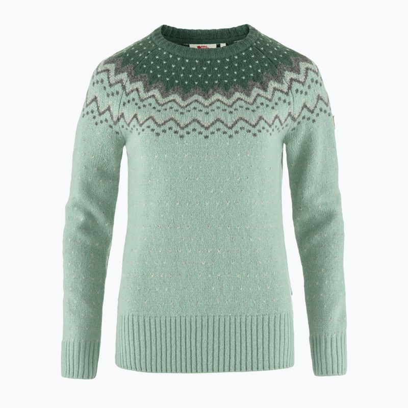 Fjällräven Damen Övik Strickpullover mistry grün/tief patiniert