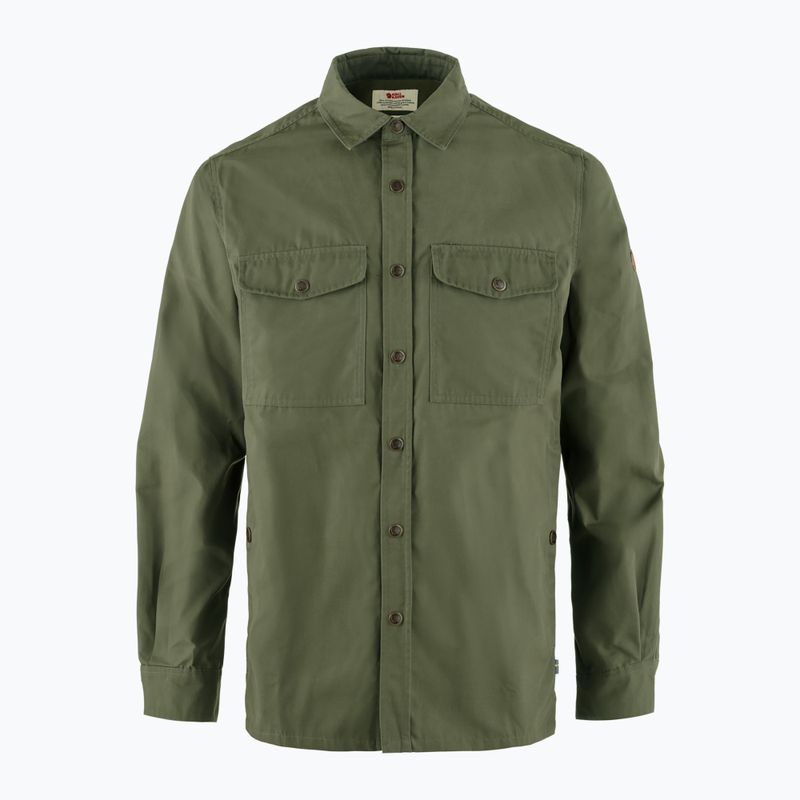 Herren Fjällräven Singi Overshirt lorbeergrün