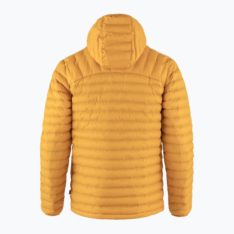 Herren Fjällräven Expedition Lätt Hoodie Daunenjacke senfgelb 2