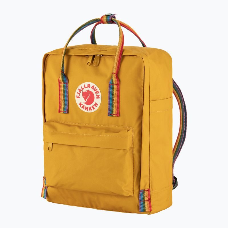 Fjällräven Kanken Rainbow 16 l Ocker/Regenbogenmuster City-Rucksack 2