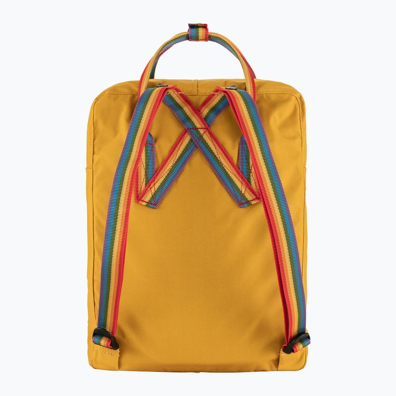 Fjällräven Kanken Rainbow 16 l Ocker/Regenbogenmuster City-Rucksack 3