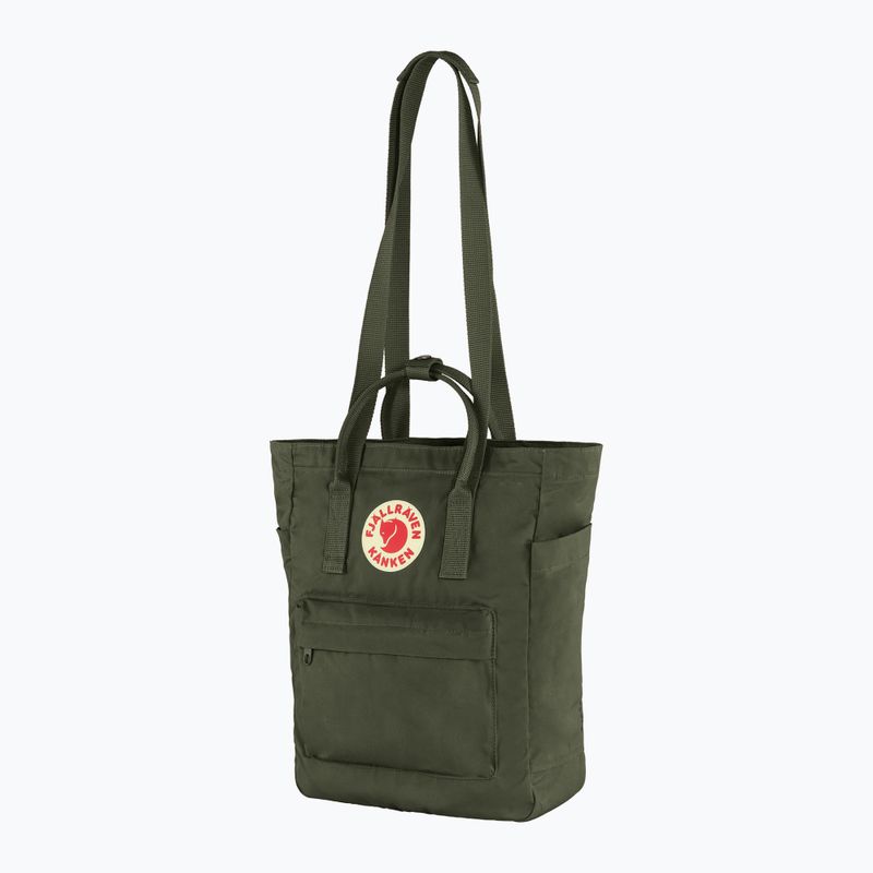 2-in-1-Tasche Fjällräven Kanken Totepack 14 l deep forest 3