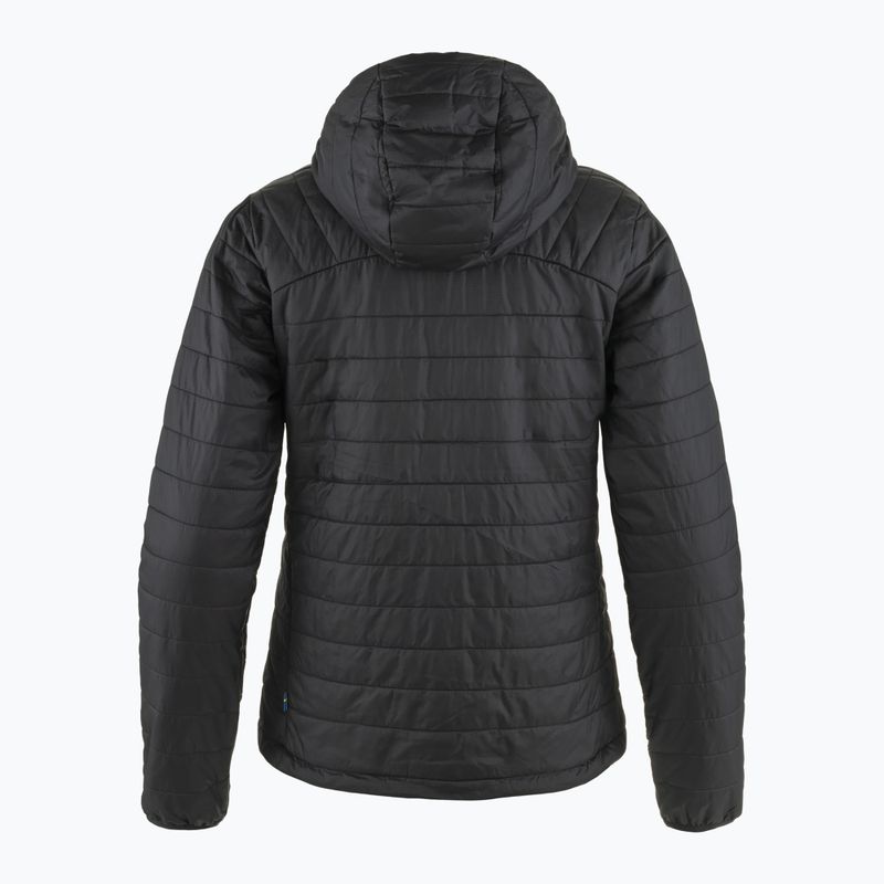 Damen Daunenjacke Fjällräven Expedition X-lätt Hoodie schwarz 2