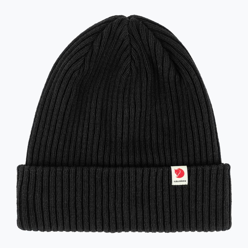 Fjällräven Rib Hat Wintermütze schwarz 2