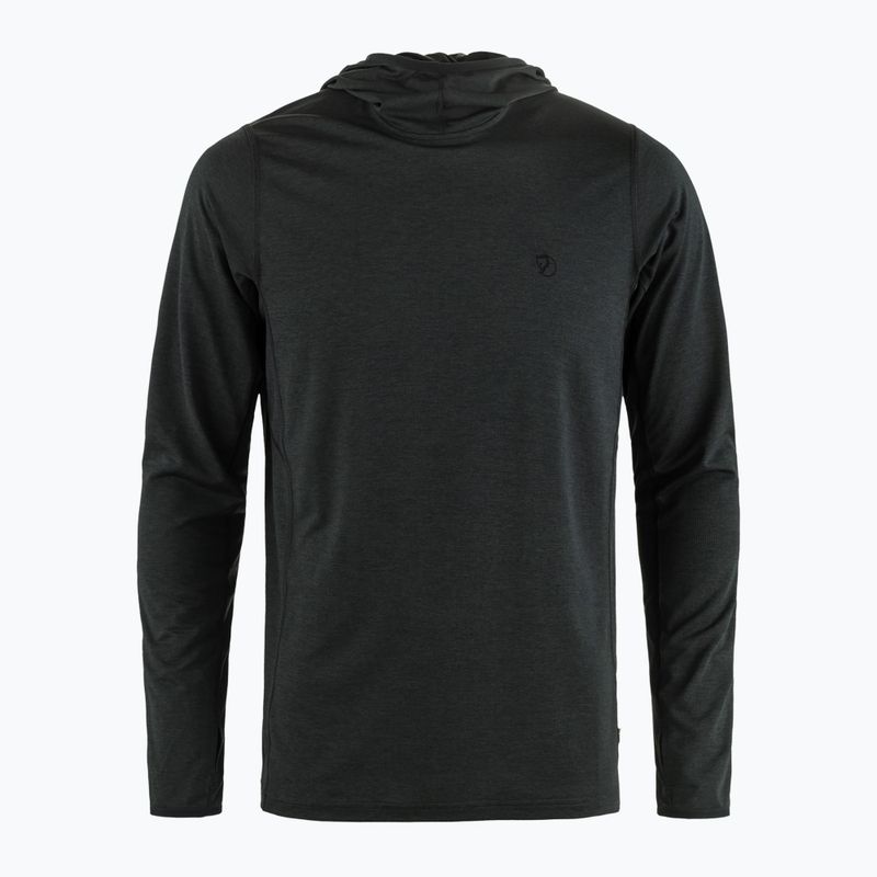 Herren Trekking-Sweatshirt Fjällräven 1960 Abisko Sun Hoodie black