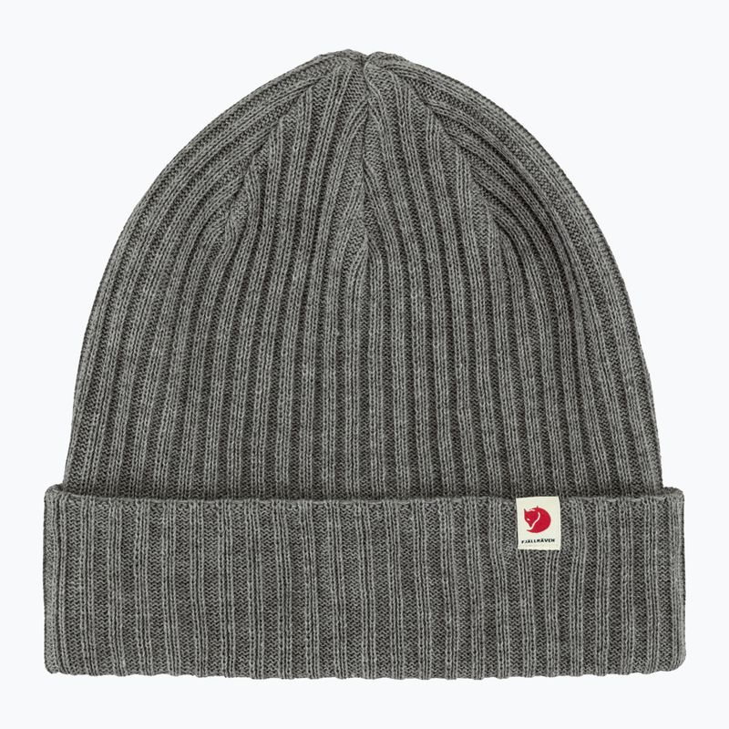 Fjällräven Rib Hat Wintermütze grau 2