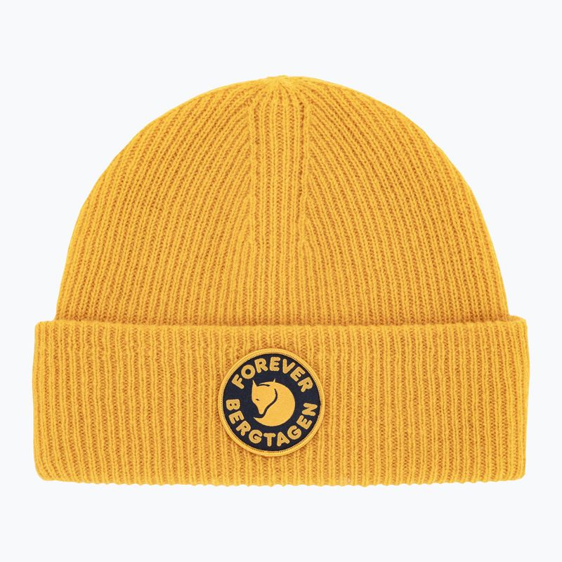 Wintermütze Fjällräven Bergtagen Forever Wool mustard yellow 3