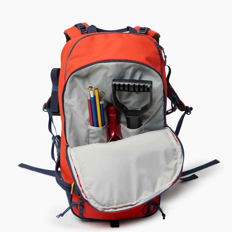 Trekkingrucksack Fjällräven Bergtagen Touring 30 l flame orange/mountain blue 9