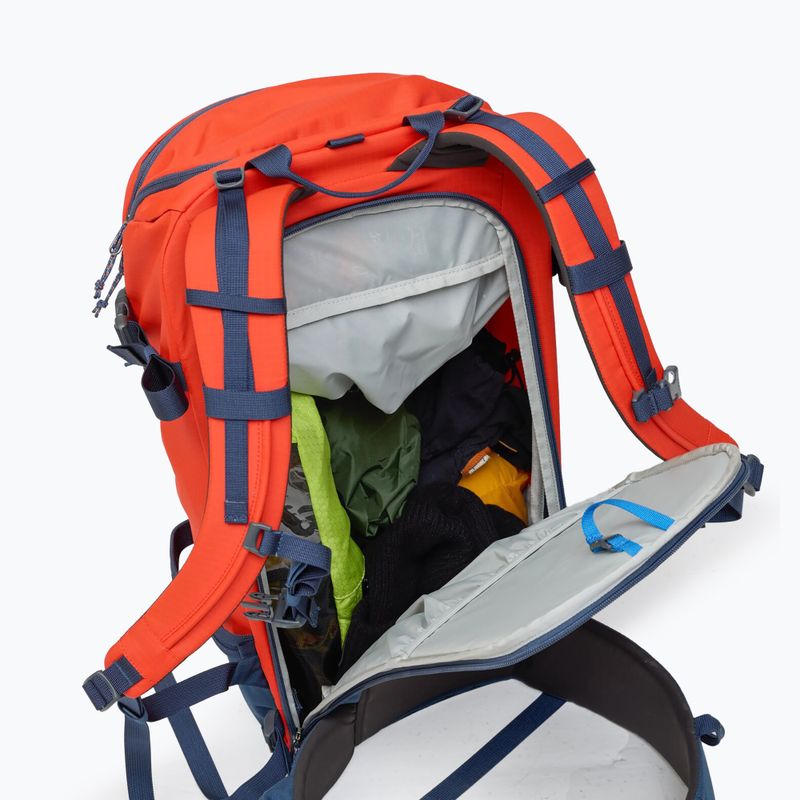 Trekkingrucksack Fjällräven Bergtagen Touring 30 l flame orange/mountain blue 12