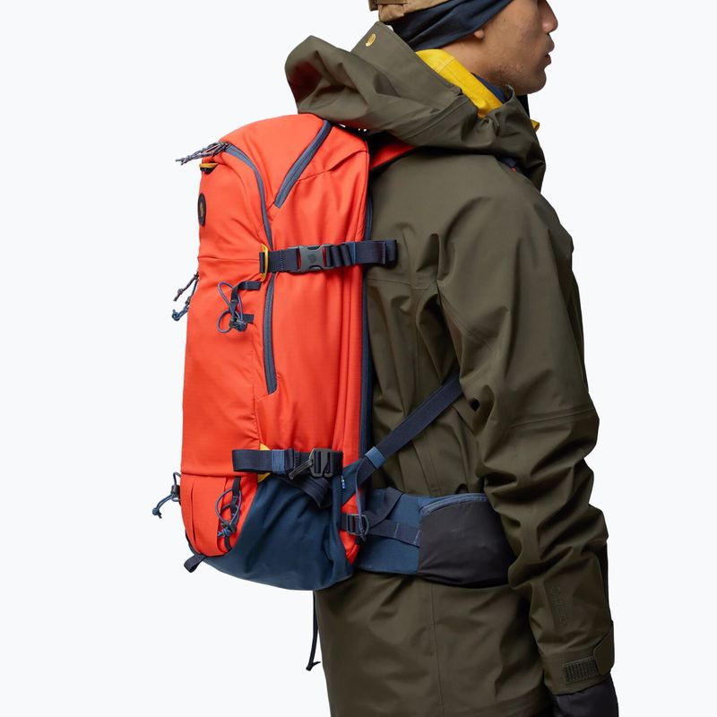 Trekkingrucksack Fjällräven Bergtagen Touring 30 l flame orange/mountain blue 15
