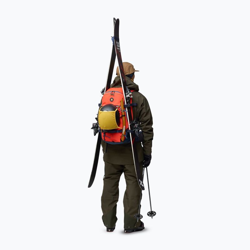 Trekkingrucksack Fjällräven Bergtagen Touring 30 l flame orange/mountain blue 16