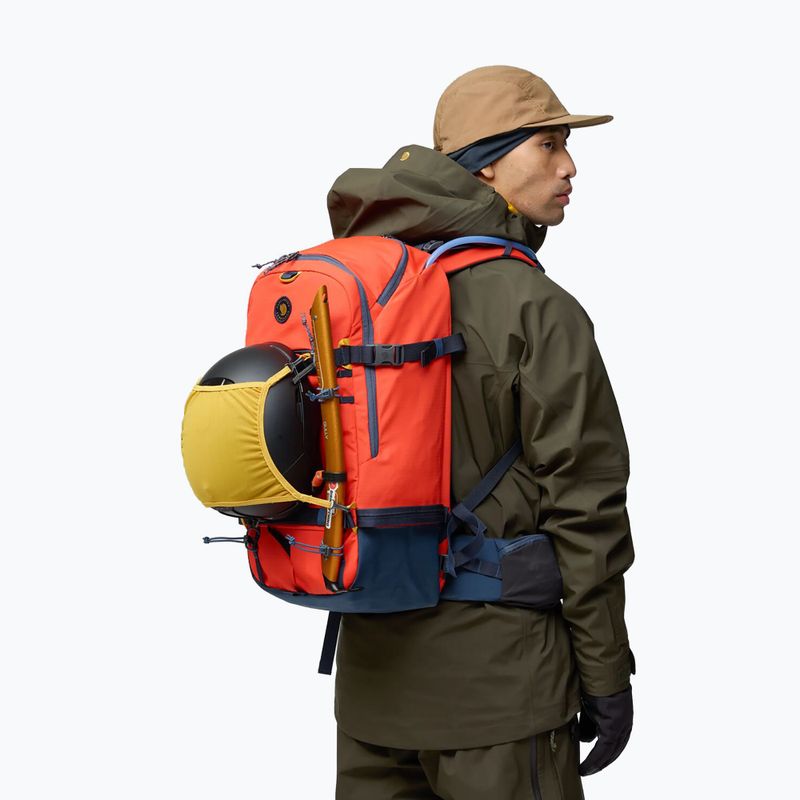 Trekkingrucksack Fjällräven Bergtagen Touring 30 l flame orange/mountain blue 17