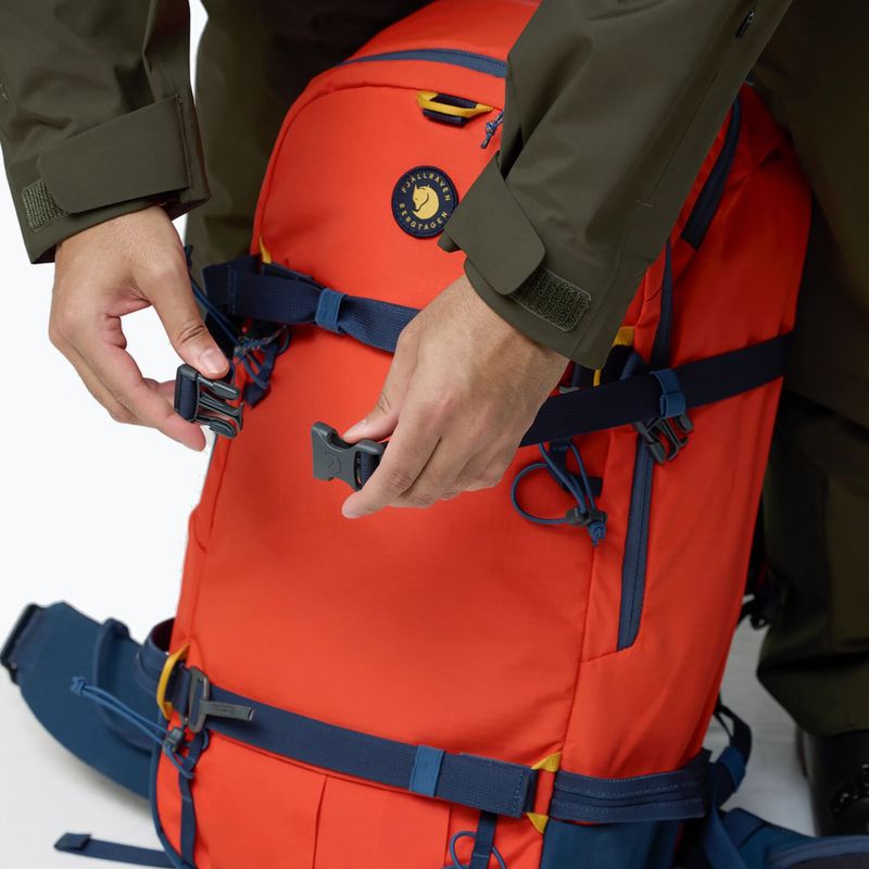 Trekkingrucksack Fjällräven Bergtagen Touring 30 l flame orange/mountain blue 23