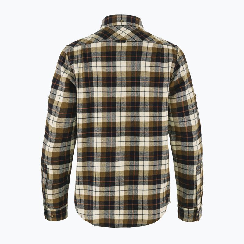 Hemd Herren Fjällräven Singi Heavy Flannel chalk white/dark navy 2