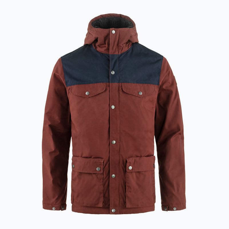Windjacke Herren Fjällräven Greenland Winter maroon/dark navy