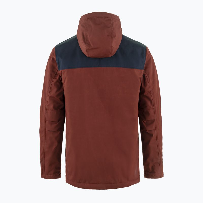 Windjacke Herren Fjällräven Greenland Winter maroon/dark navy 2