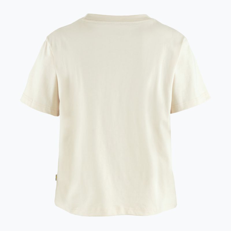 Shirt Damen Fjällräven Fjällblomster Logo chalk white 2