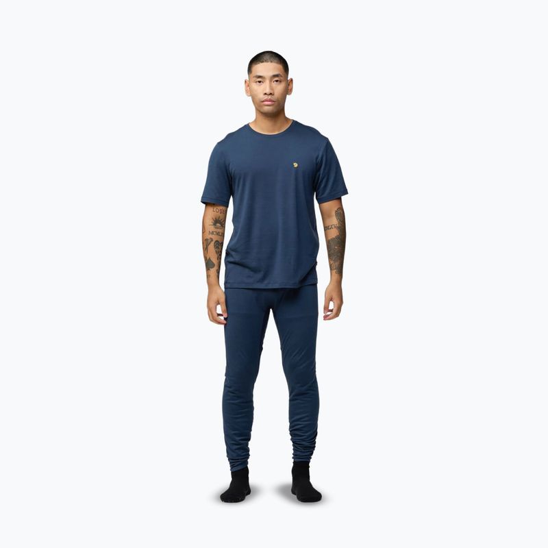 Leggings Herren Fjällräven Bergtagen Merino 190 Long John mountain blue 2