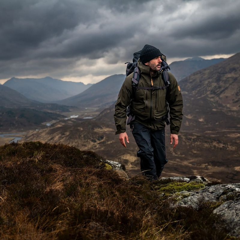 Windjacke Herren Fjällräven Keb GTX deep forest 3