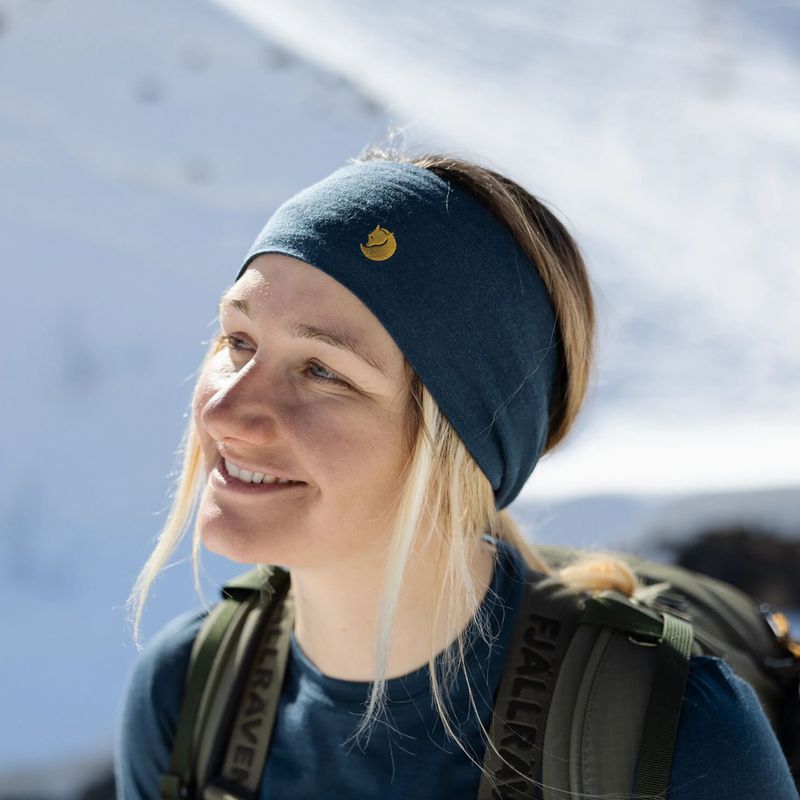 Stirnband Fjällräven Bergtagen Merino mountain blue 8