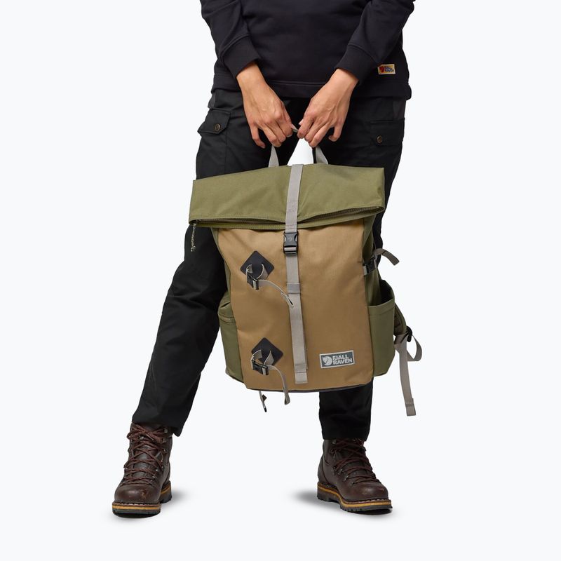 City-Rucksack Fjällräven Vardag Foldsack 25 l green/clay 8