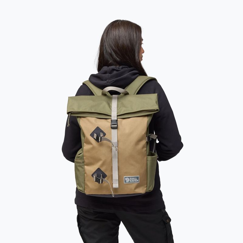 City-Rucksack Fjällräven Vardag Foldsack 25 l green/clay 10