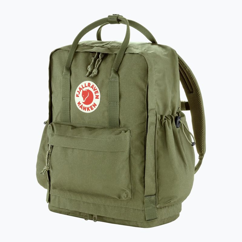 Städtischer Rucksack Fjällräven Kånken Outlong 18 l grün 3