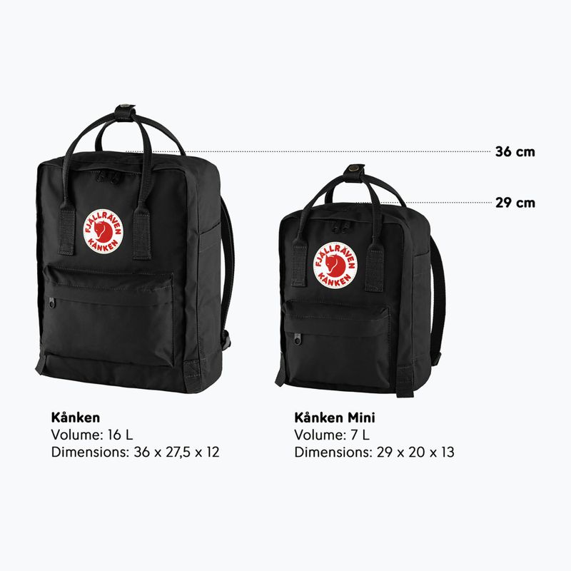 City-Rucksack Fjällräven Kanken 16 l midnight purple 4