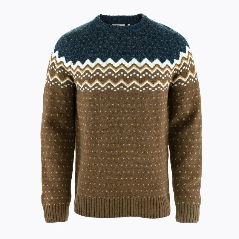 Pullover Damen Fjällräven Övik Knit Sweater dark oak/navy