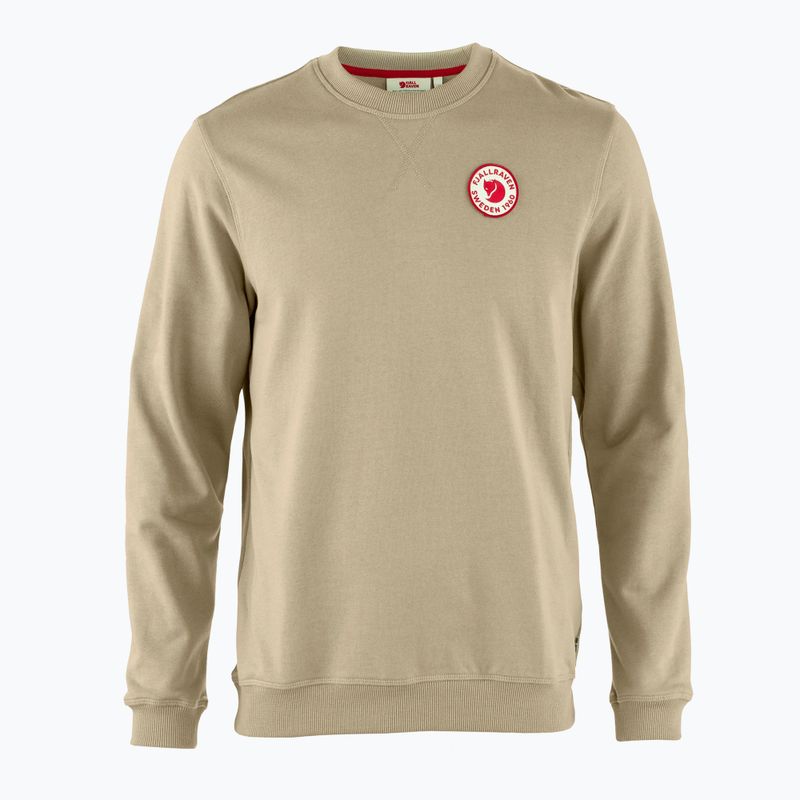 Hoodie Sweatshirt Herren Fjällräven 1960 Logo Badge Sweater fossil