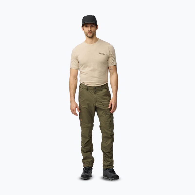 Herren-Trekkinghose Fjällräven Vidda Pro Lite Zip Off laurel green 2