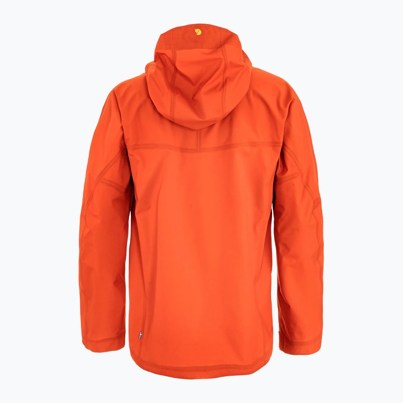 Herren-Softshelljacke Fjällräven Bergtagen GTX Lite flame orange 4