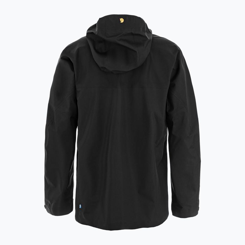 Herren-Softshelljacke Fjällräven Bergtagen GTX Lite black 2