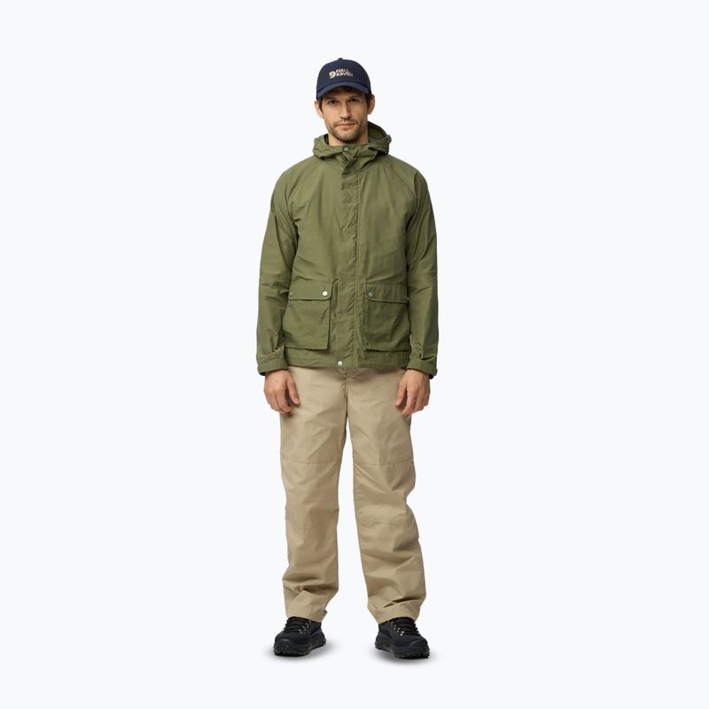Herren-Windjacke Fjällräven Vardag Vindby green 2