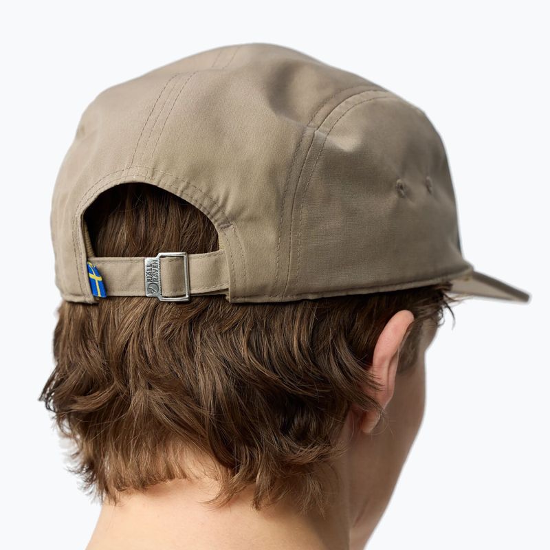 Basecap Fjällräven Flat Brim suede brown 5
