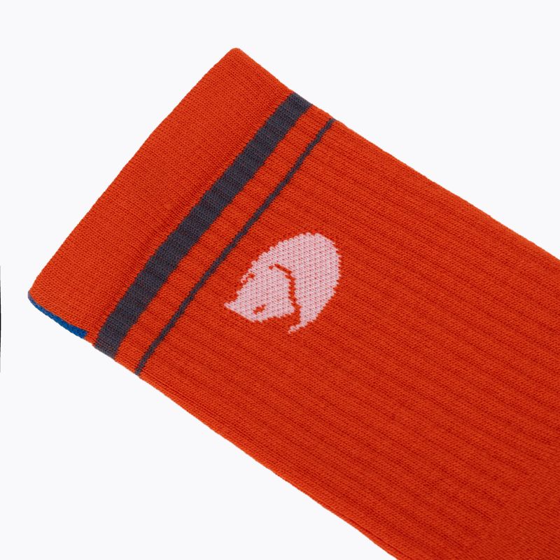 Socken Fjällräven Hoja flame orange 3