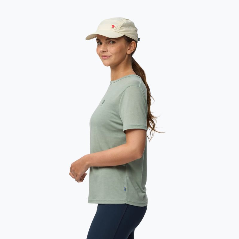 Damen T-Shirt Fjällräven High Coast misty green 4