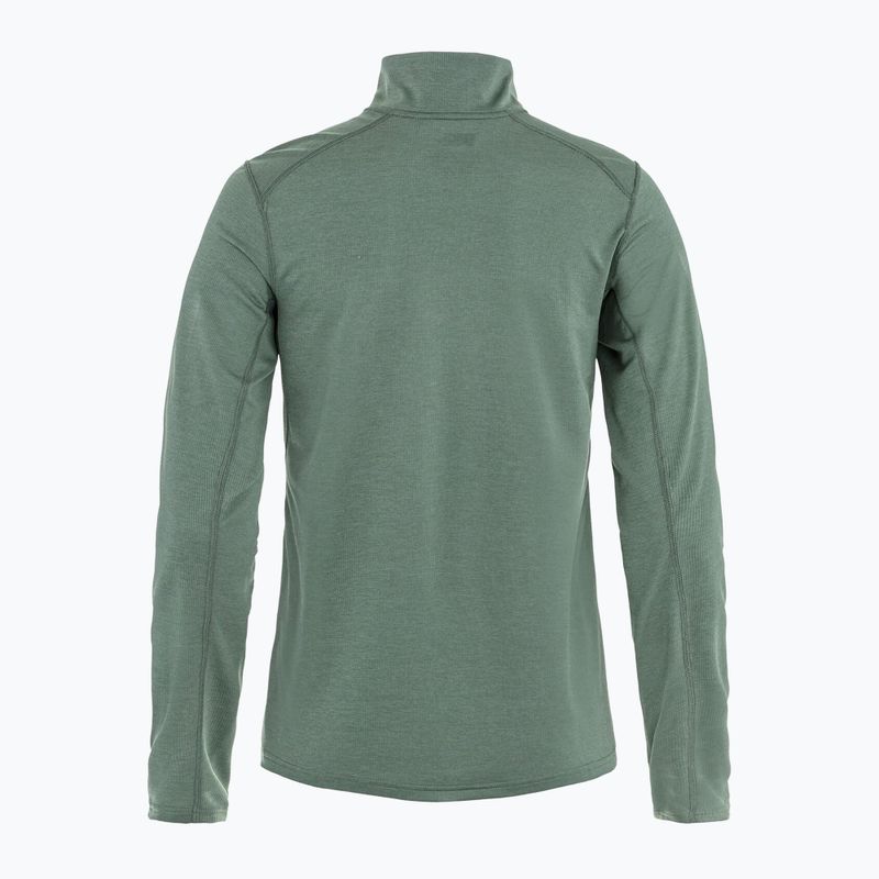 Damen-Trekkingpullover Fjällräven Abisko Day Hike Half Zip patina green 10