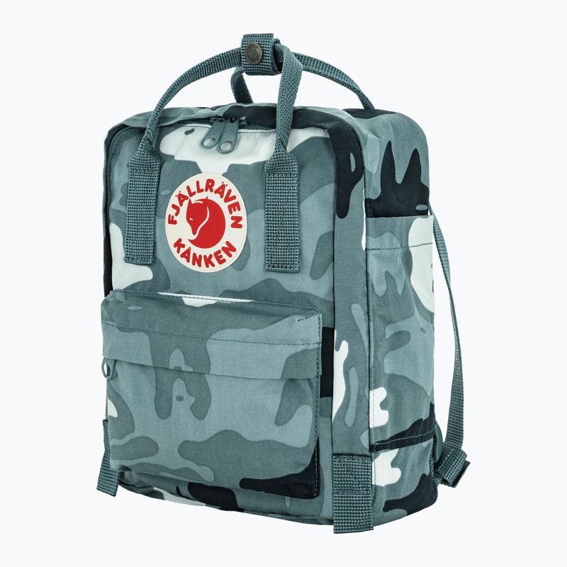 Stadtrucksack Fjällräven Kanken Graphics Mini 7 l nimbus blue/hidden animals 2
