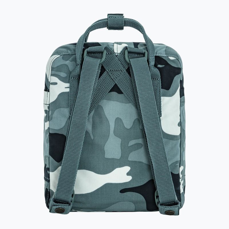 Stadtrucksack Fjällräven Kanken Graphics Mini 7 l nimbus blue/hidden animals 3