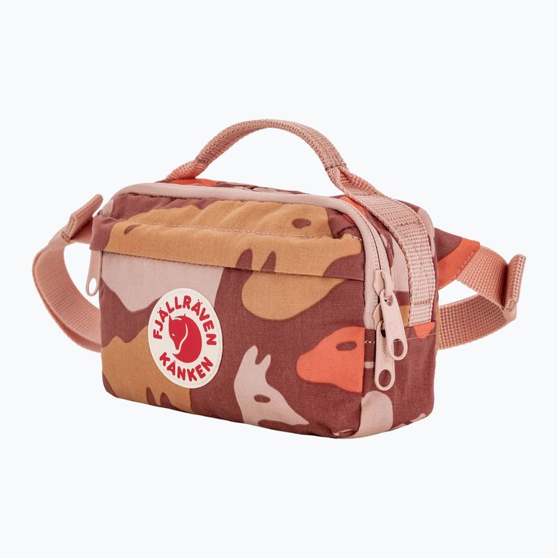 Bauchtasche Fjällräven Kanken Graphics Hip Pack chalk rose/hidden animals 2