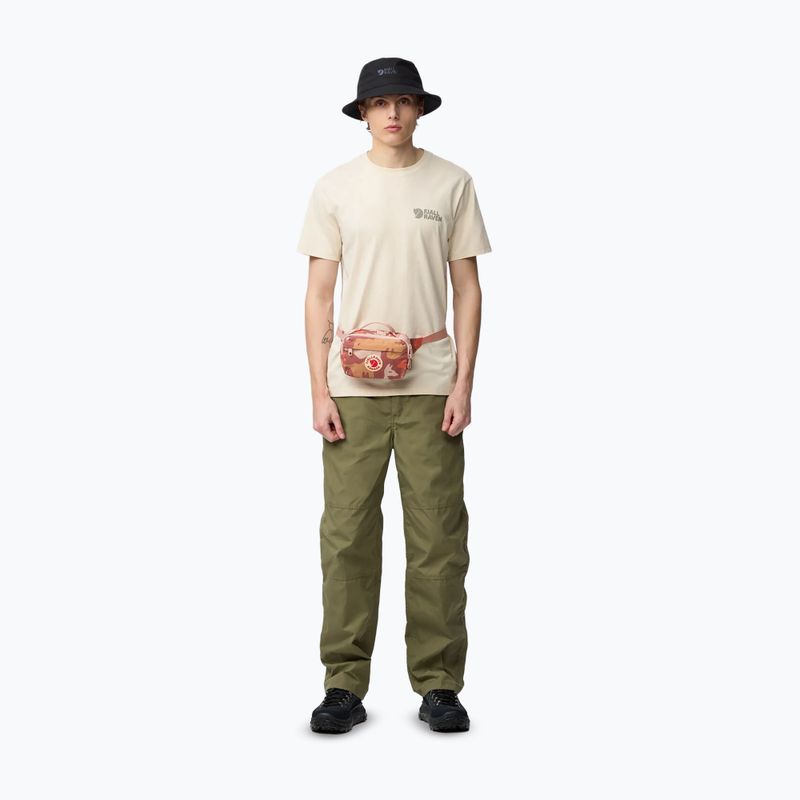 Bauchtasche Fjällräven Kanken Graphics Hip Pack chalk rose/hidden animals 4