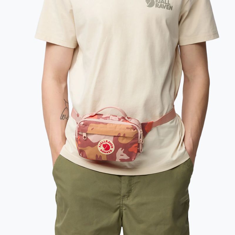 Bauchtasche Fjällräven Kanken Graphics Hip Pack chalk rose/hidden animals 5