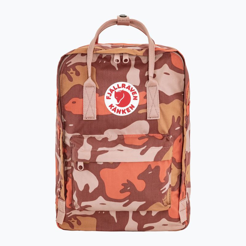Stadtrucksack Fjällräven Kanken Graphics Laptop 15" 18 l chalkrose/hidden animals