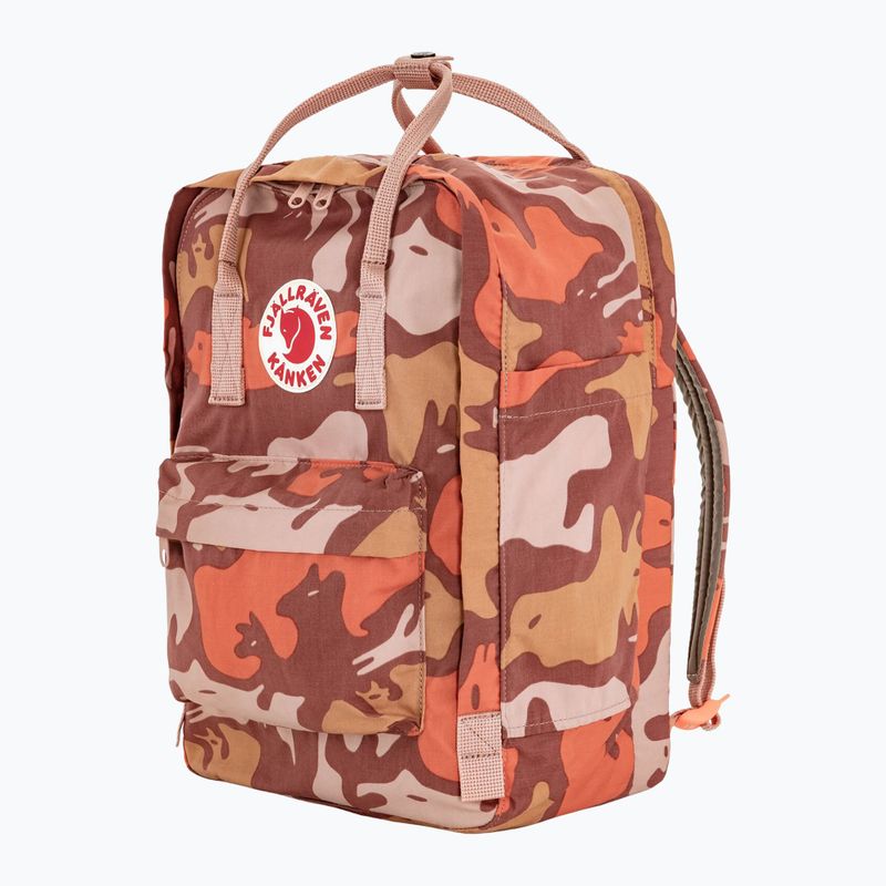 Stadtrucksack Fjällräven Kanken Graphics Laptop 15" 18 l chalkrose/hidden animals 2