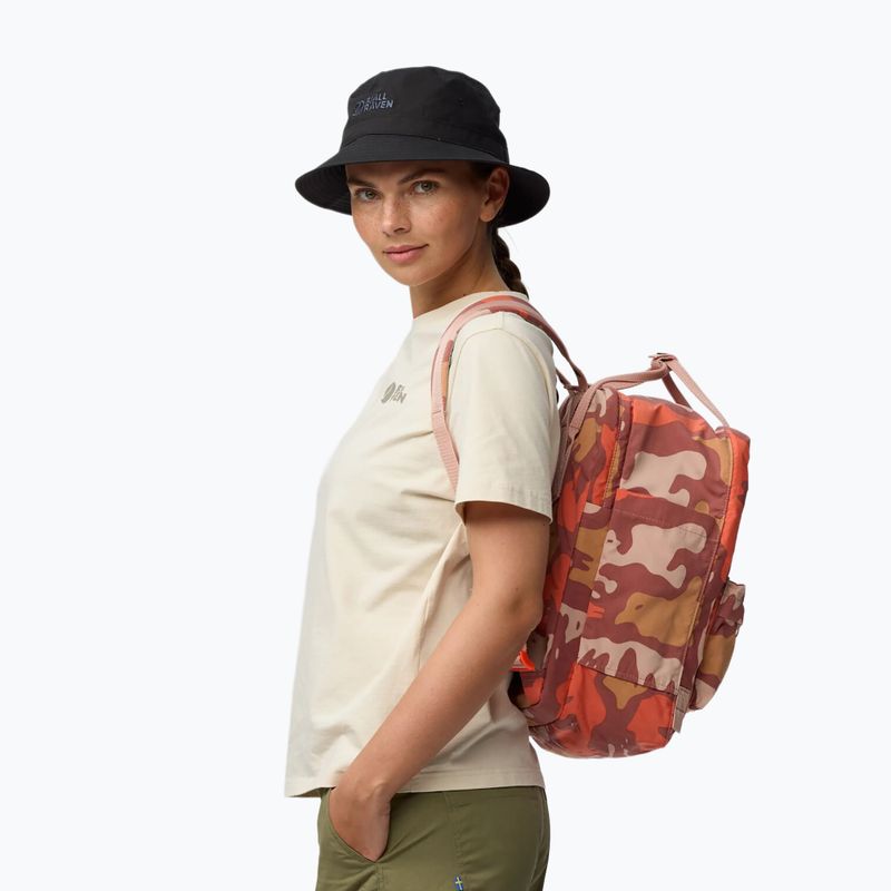 Stadtrucksack Fjällräven Kanken Graphics Laptop 15" 18 l chalkrose/hidden animals 5
