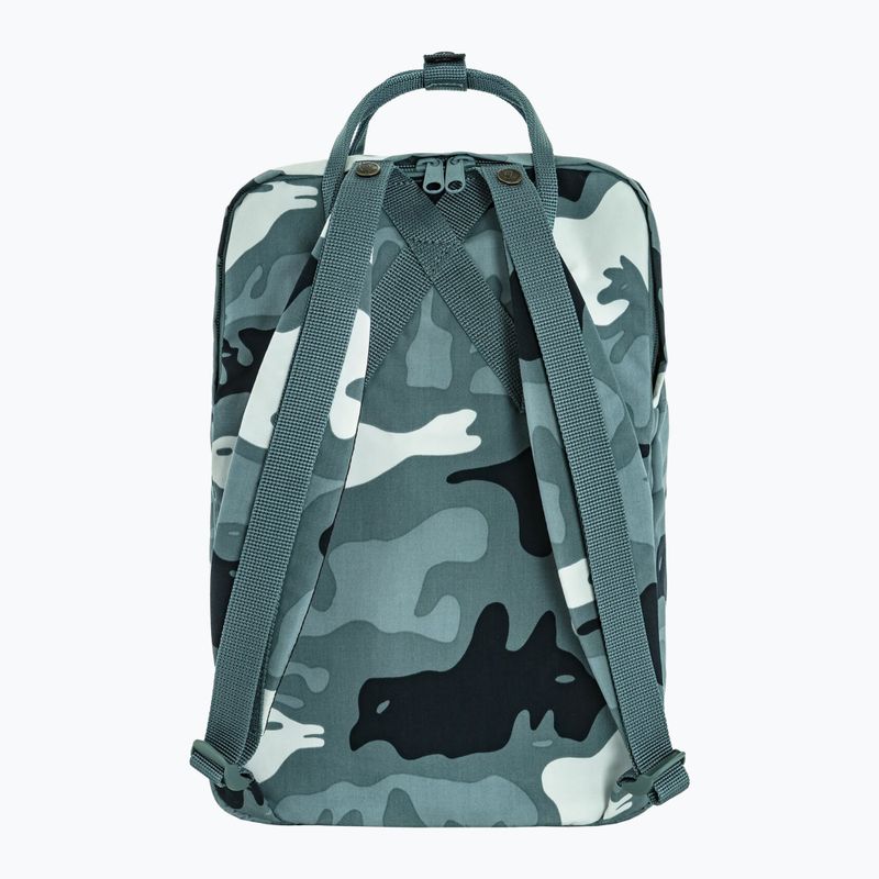 Stadtrucksack Fjällräven Kanken Graphics Laptop 15" 18 l nimbus blue/hidden animals 3