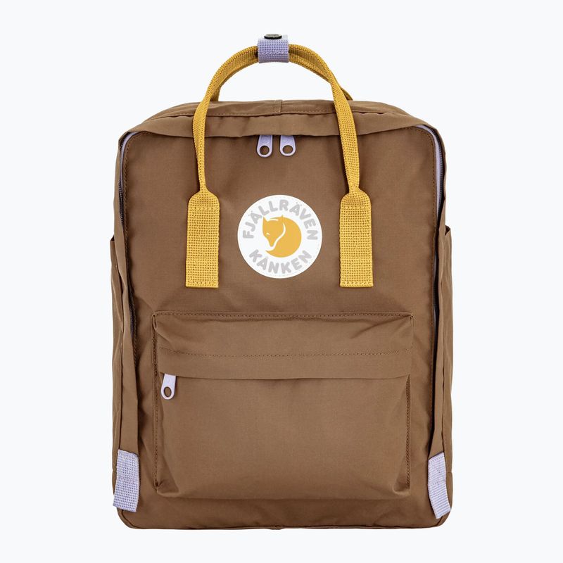 City-Rucksack Fjällräven Kånken Concept 16 l Khaki dust/kantarell