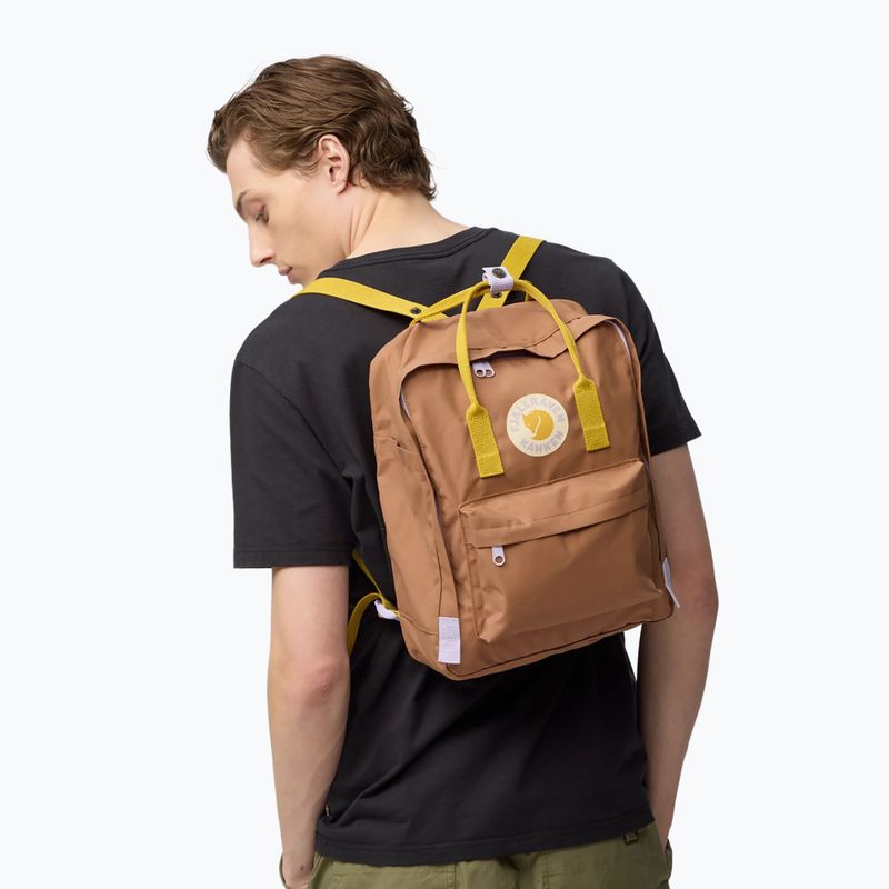 City-Rucksack Fjällräven Kånken Concept 16 l Khaki dust/kantarell 5