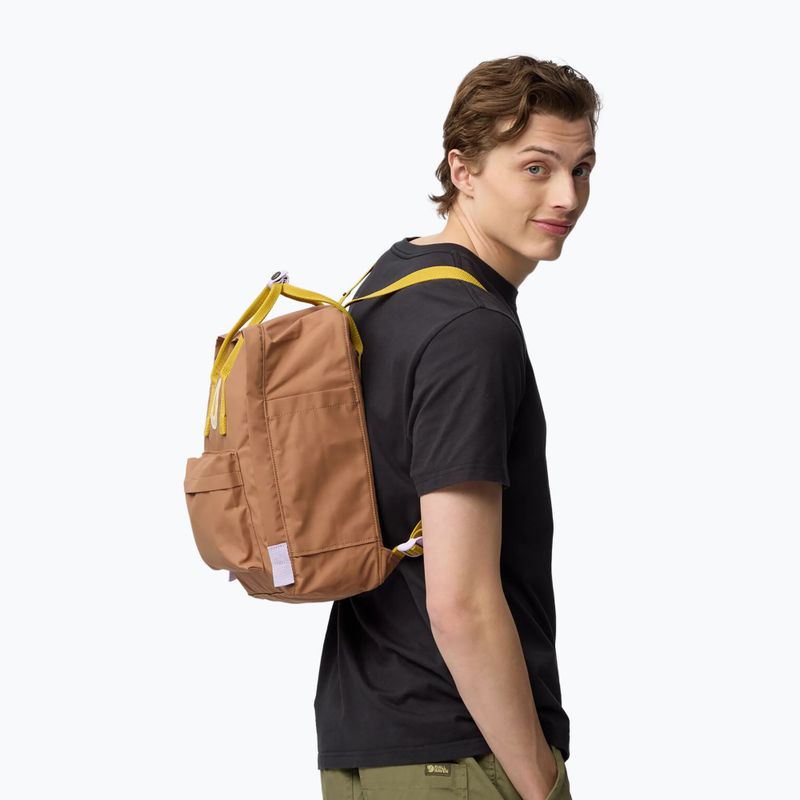 Cityrucksack Fjällräven Kånken Concept 16 l khaki dust/kantarell 6